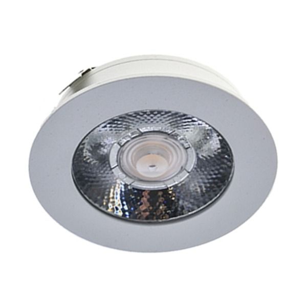 LED Meubelspot Baston Wit 3 Watt - 12V - 2700K - Ø63x15mm - IP44