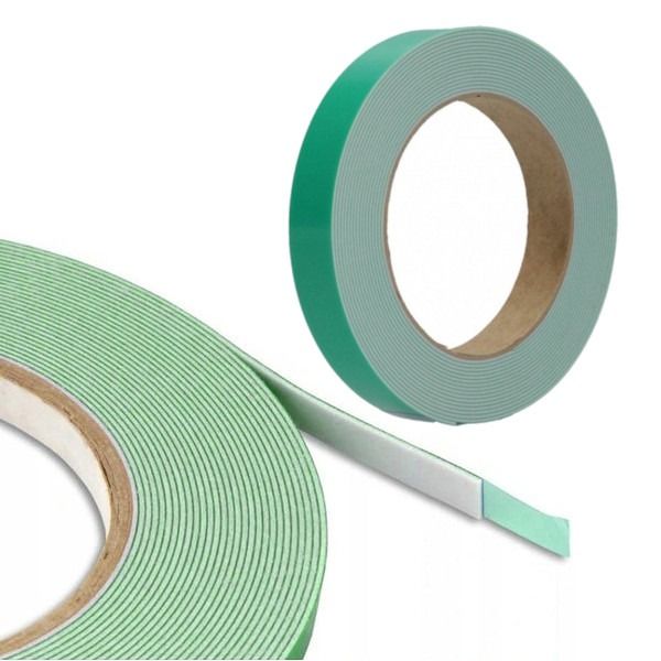 Dubbelzijdige tape voor Ledstrip profielen - 9 mm - 5 meter