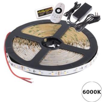 Ledstrip 24 Volt 6000K - Koel Wit - 5 meter - IP65 - 300xSMD5050/m