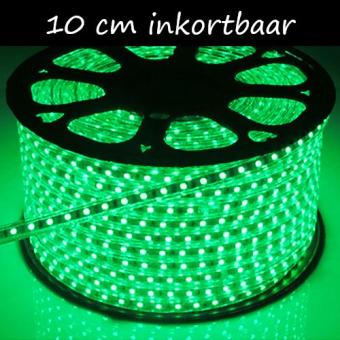 230V Ledstrip Groen per 10 cm in te korten