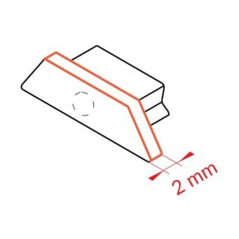 Einddop voor Arc 12 Ledstrip profiel - Zwart - Set 2 stuks