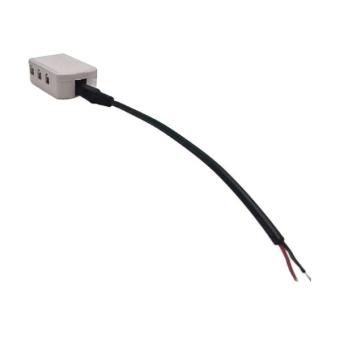 Verdeeldoos 6-polig voor M-stekkers - 5.5mm ingang - incl. DC-plug