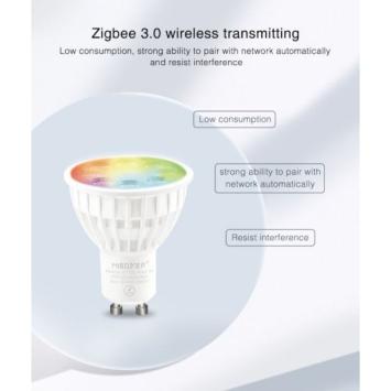 MiBoxer Zigbee Ledspot GU10 4 Watt - RGB+CCT - FUT103Z