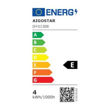 LED G9 3,8 Watt - 3000K - 59 mm - 360 graden