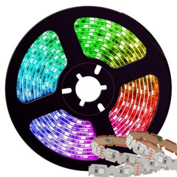 Buigbare LED Strip 12 Volt - RGB - 5 meter - Dimbaar