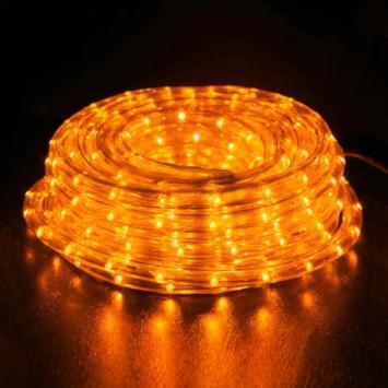 LED Lichtslang 230V Oranje - 2,4W/m - IP65 - Ø13mm