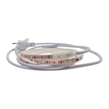 LED Strip 230 Volt -  Inkortbaar per 10 cm - Rood - Dimbaar - IP65