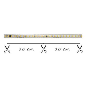 LED Strip 230 Volt -  Inkortbaar per 10 cm - Oranje - Dimbaar - IP65