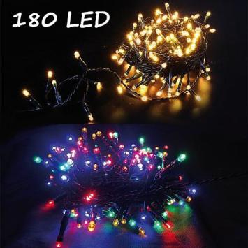 Veelzijdige LED Kerstverlichting Wit - RGB - 180 Leds