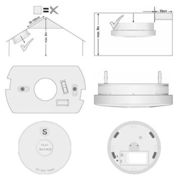 Rookmelder FSM-114 - 1 jaar batterij